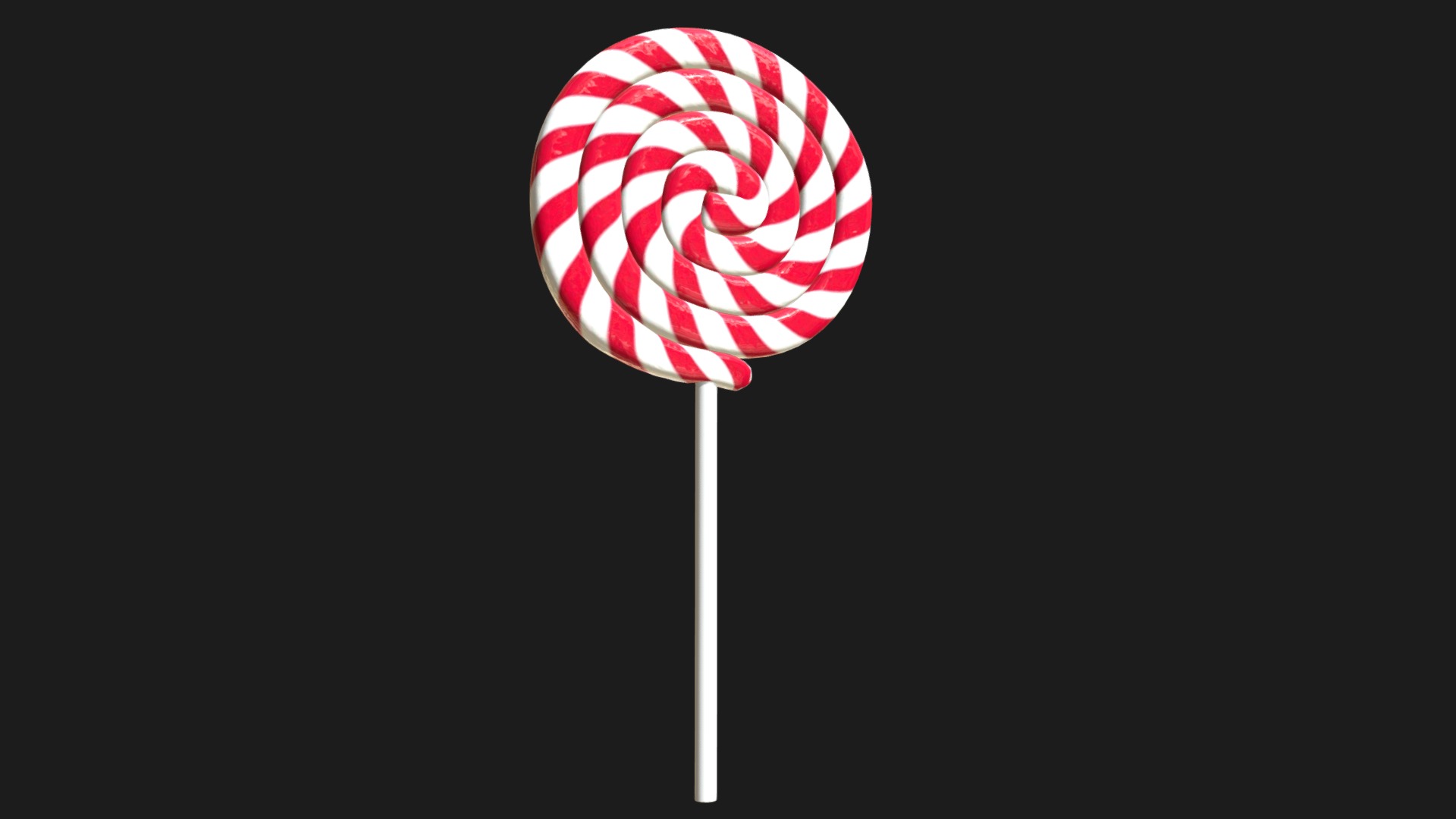 3D model Round lollipop - This is a 3D model of the Round lollipop. The 3D model is about shape, logo.