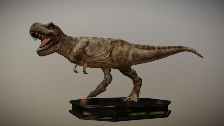 Tyrannosaurus Rex (Jurassic World Style) 3D Model
