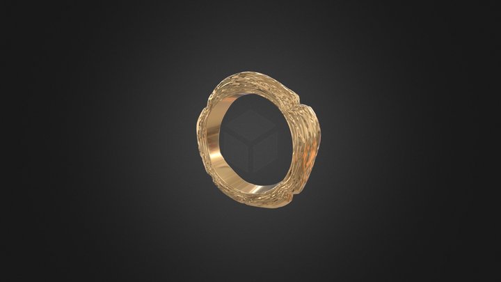 Ring / Wood / GGJewellery 3D Model