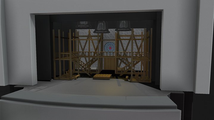 decorations of Notre Dame de Paris Юлия Гусева 3D Model