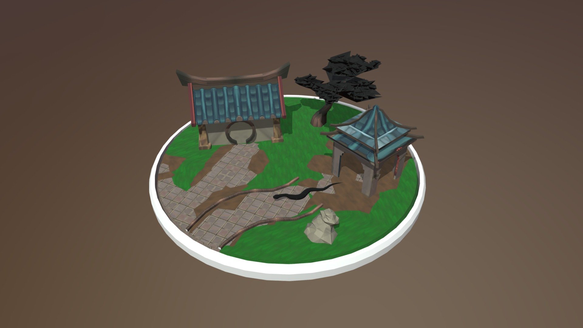 House Gazebo Scene