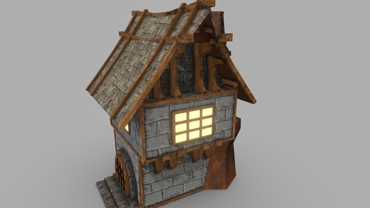 Village House 04 3D Model