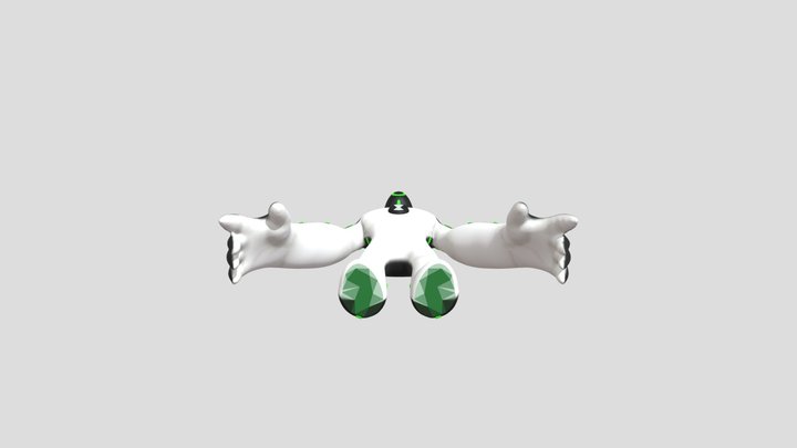 Upgrade 3D - Ben 10 Alien for Download 2.0 FREE 3D Model