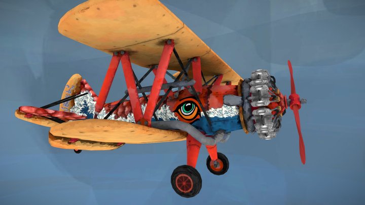 DAE The Flying Circus Koi Fish 3D Model