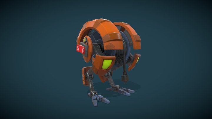 PluggerV2 - DAE Robuddy 3D Model