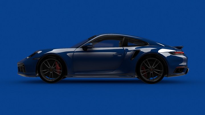 Porsche 911 Turbo S 3D Model