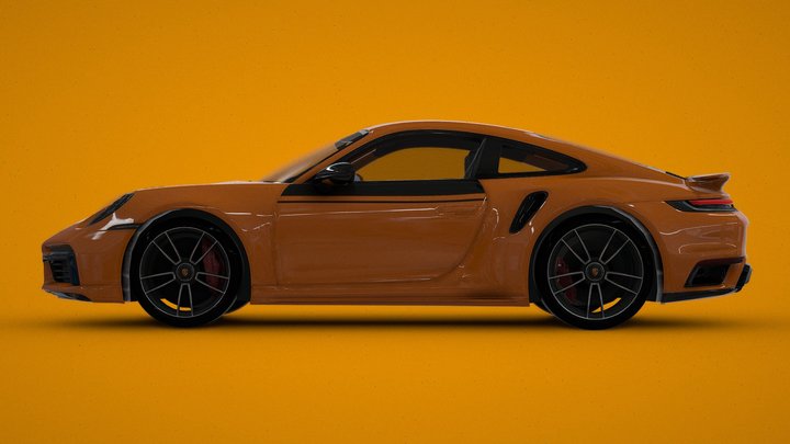 Porsche 911 Turbo S 3D Model