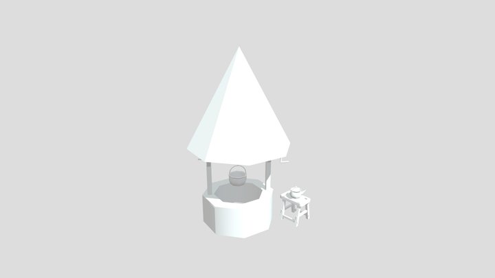 Grandma's House - 3 Simple Props 3D Model