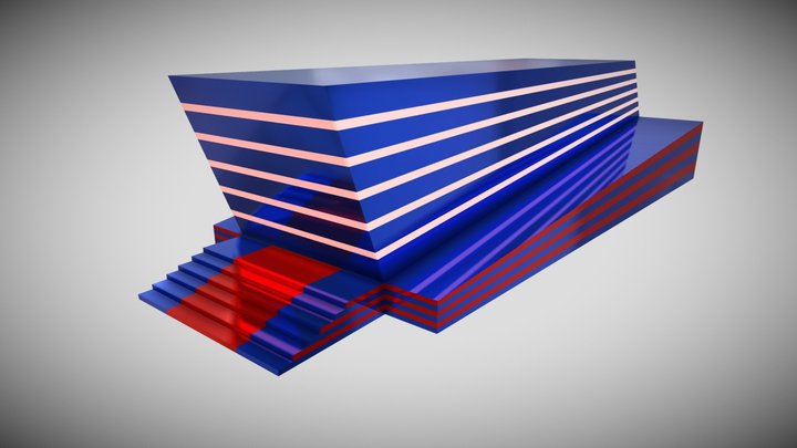 building neon – Modello 3D gratuito STL
