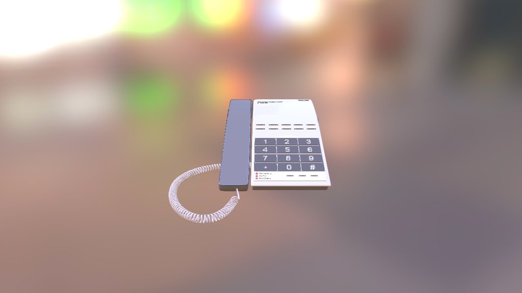 Desk Phone01 01 — Sketchfab embed 3D viewer