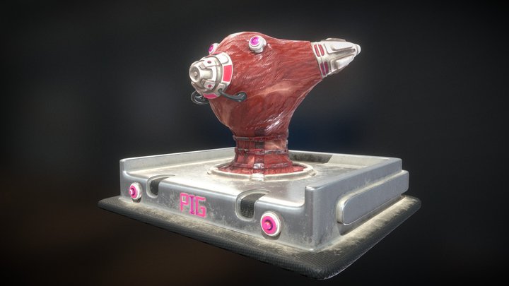 Pig bloody – Gratis 3D-model STL