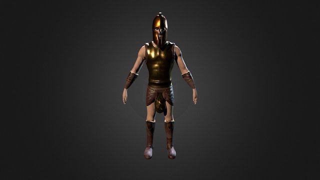 Spartan 3d model 3D Model