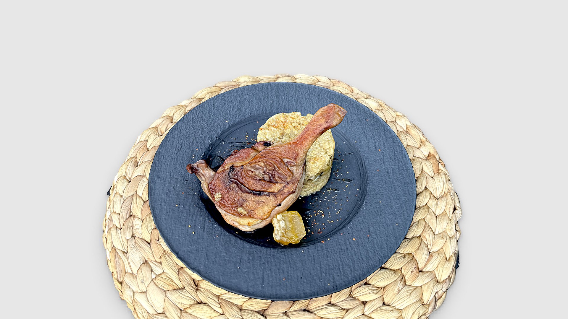 Honey glazed duck legs - 3D model by Zoltanfood [082413b] - Sketchfab