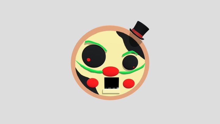 Random L3DX Pizzaface Animatronic In Paint 3D