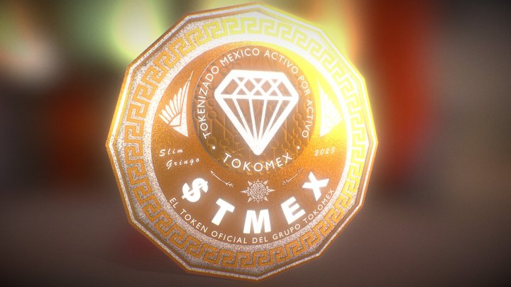 TOKOMEX - $TMEX 3D Coin 3D Model
