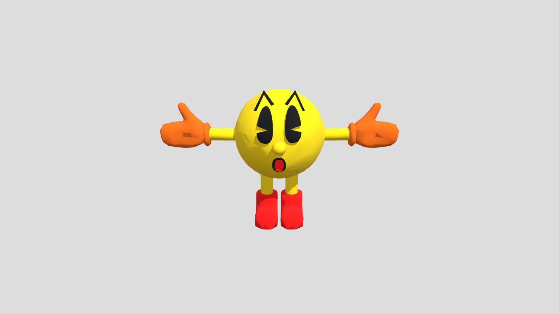 Pac Man Download Free 3d Model By Chicosantossaraiva 0828ab5 Sketchfab 2455