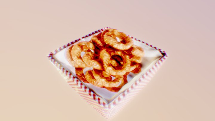 Onion Rings 3D Model