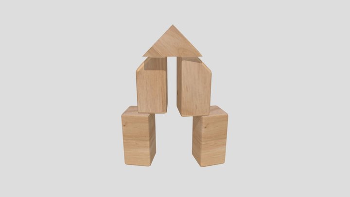 Unit Block Castle 3D Model