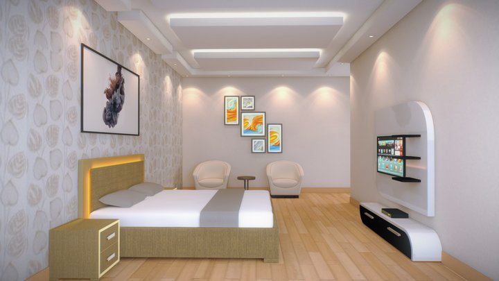 Bedroom Interior 3D Model
