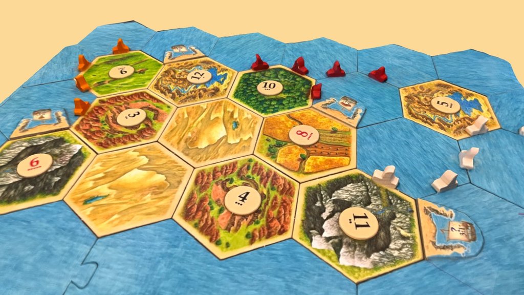 Catan 3D is a version of the classic board game sculpted by its creator -  Polygon