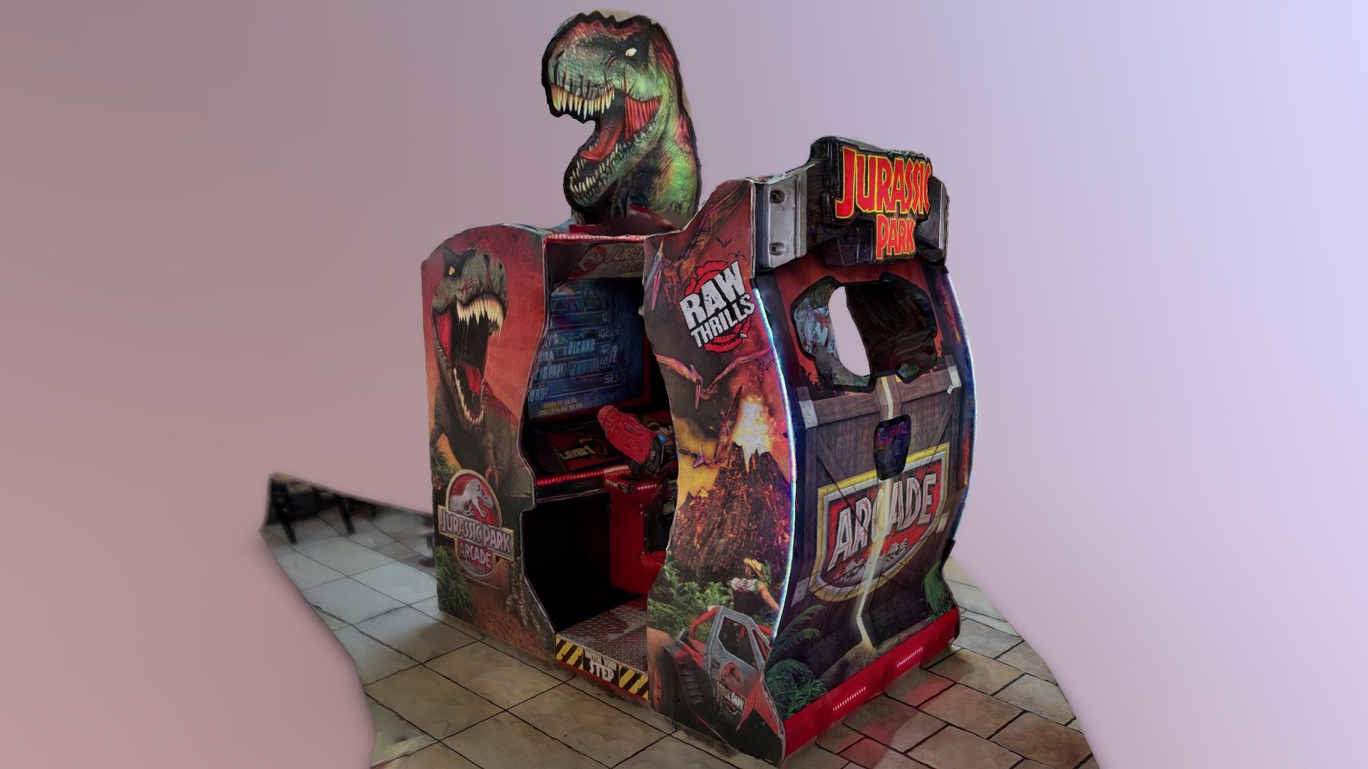 Jurassic Park Arcade 3D model by stevencmutter [082aee8] Sketchfab