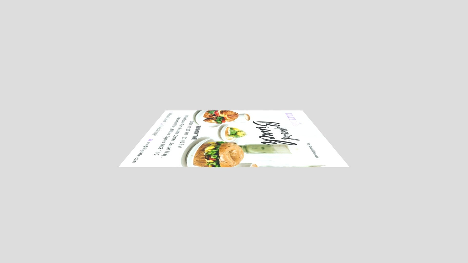 Brunch In Milton Keynes Lilly cafe 3D model by lillycafe [082b292] Sketchfab