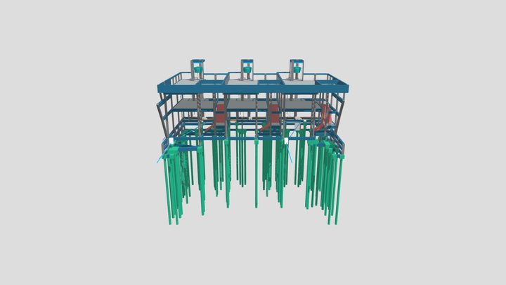 Projeto Hidrossanitário S | E 3D Model