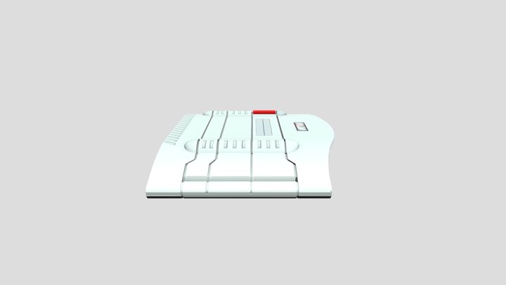 Amstrad GX4000 3D Model