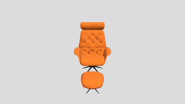 Single Arm Chair 3D Model