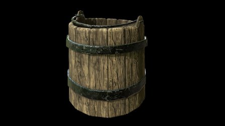 Medieval Bucket 3D Model
