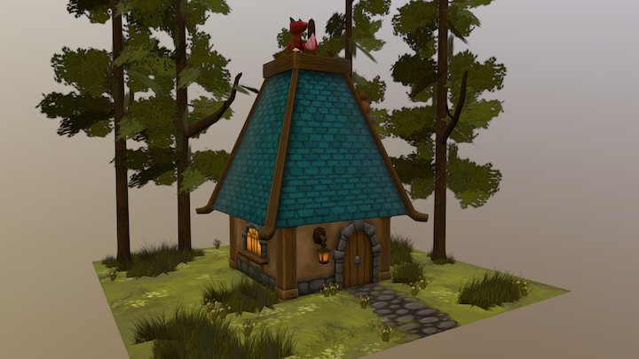 Little House 3D Model