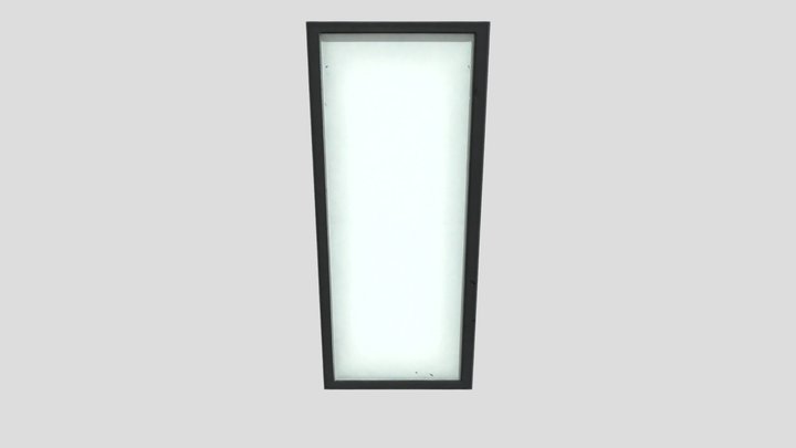Rectangular Light Panel 3D Model