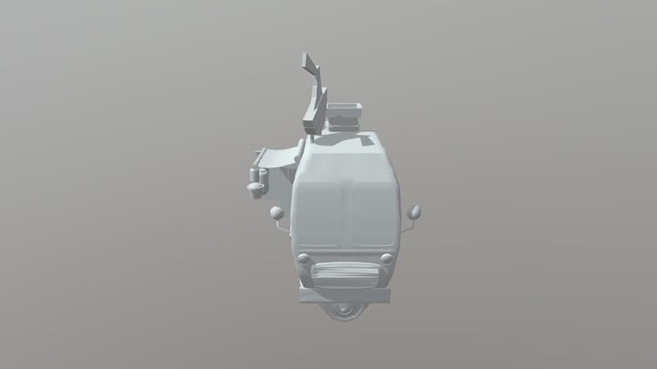 Ramen Truck Blockin 3D Model