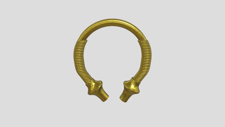 Torque de Burela - Celt Necklace from Burela 3D Model