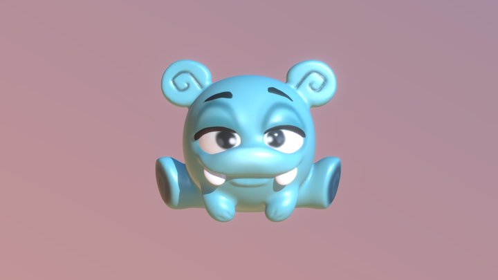 Cute Alien 3D Model