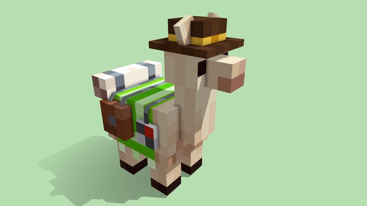 EverShell - Explorer llama pet 3D Model