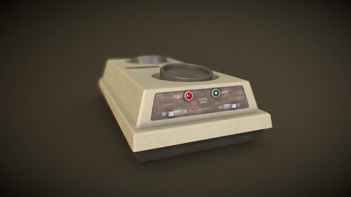 Accoustic Coupler 3D Model