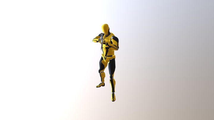 Attack 2arm Weapon01 3D Model