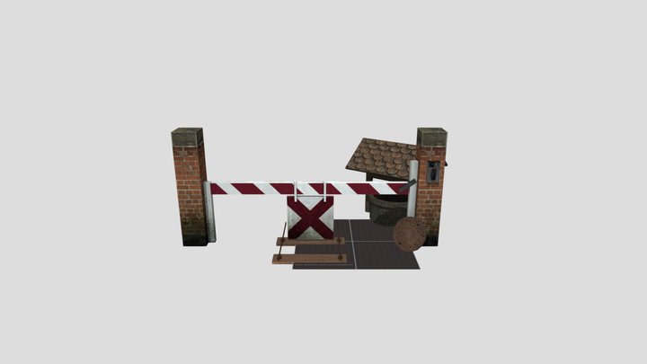 5 Props ~ Railway 3D Model