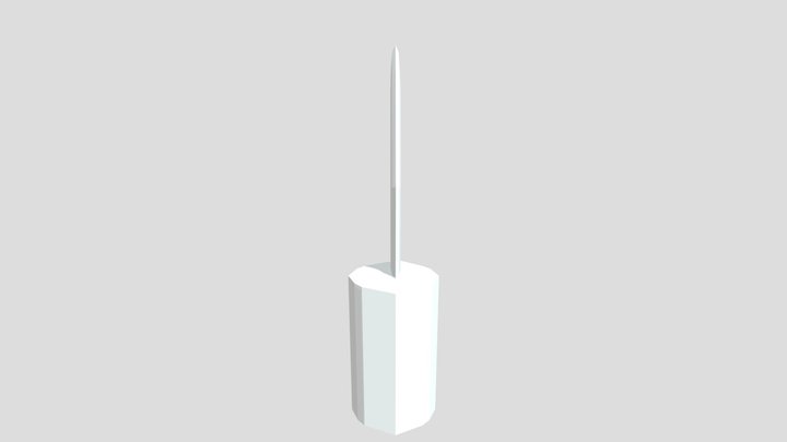Cube Runners Looking Sword 3D Model