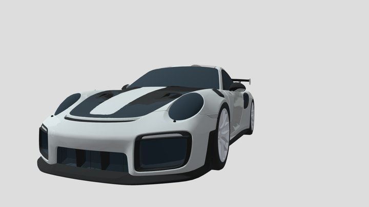 Porsche Gt2 RS 3D Model