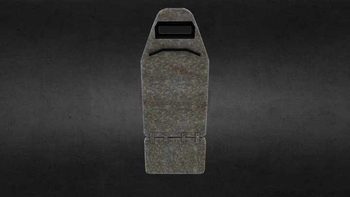 Tactical Shield 3D Model