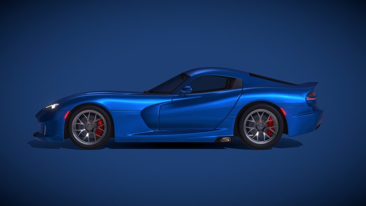 SRT Viper 2020 Concept 3D Model