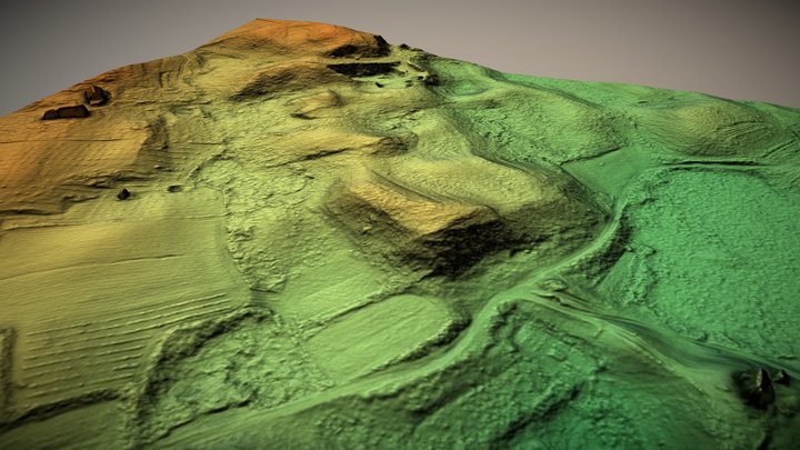 Jakaviškių piliakalnis (Lithuania) – Gratis 3D-model STL