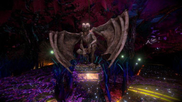 Cirrus - A Watchful Gargoyle 3D Model