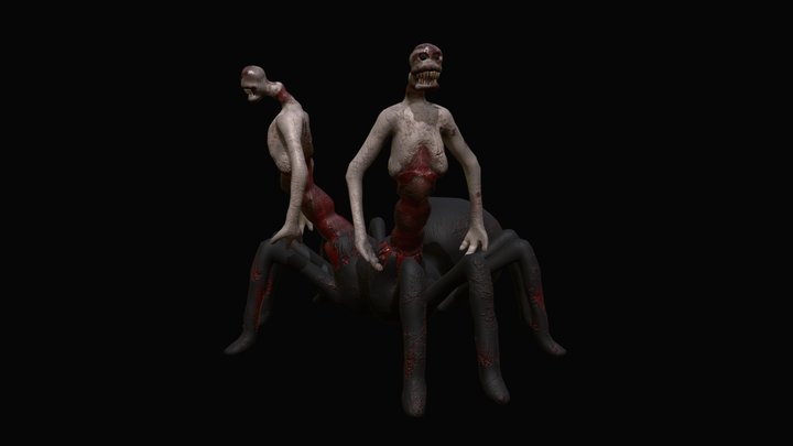 Cursed Spider 3D Model
