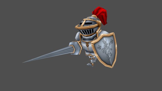 2013: Jack&TheCreepyCastle: Knight 3D Model