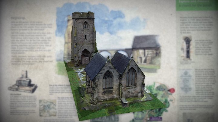 St. Augustine's Church ( Old Chancel Rugeley ) 3D Model