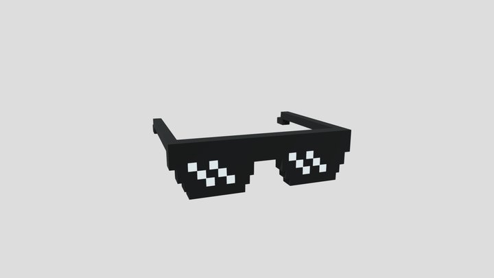 Deal With It Sunglasses 3D Model