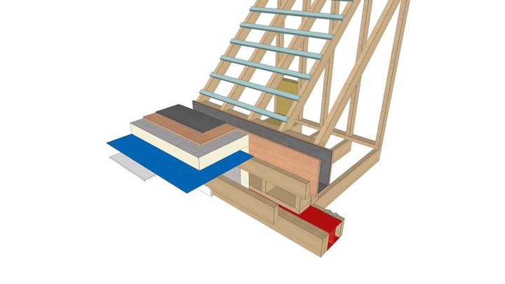 principle of box gutter 3D Model